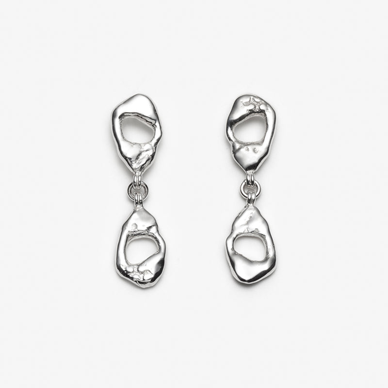 Boucles d'oreilles MARINA - argent