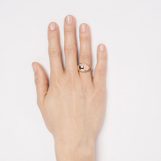 Bague BULLE - Bronze