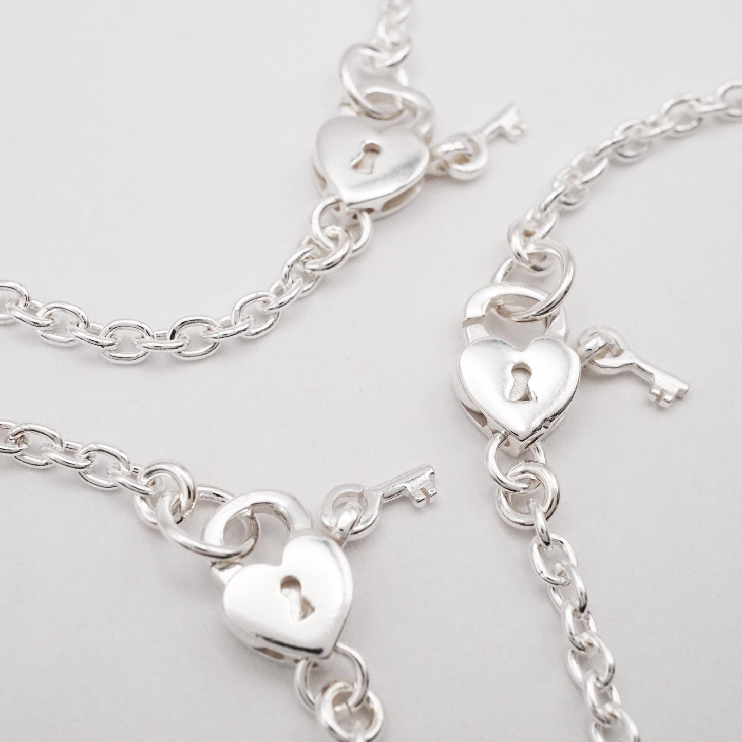 Bracelet CADENAS-CŒUR - argent