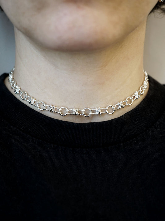 MICROC sterling silver choker necklace