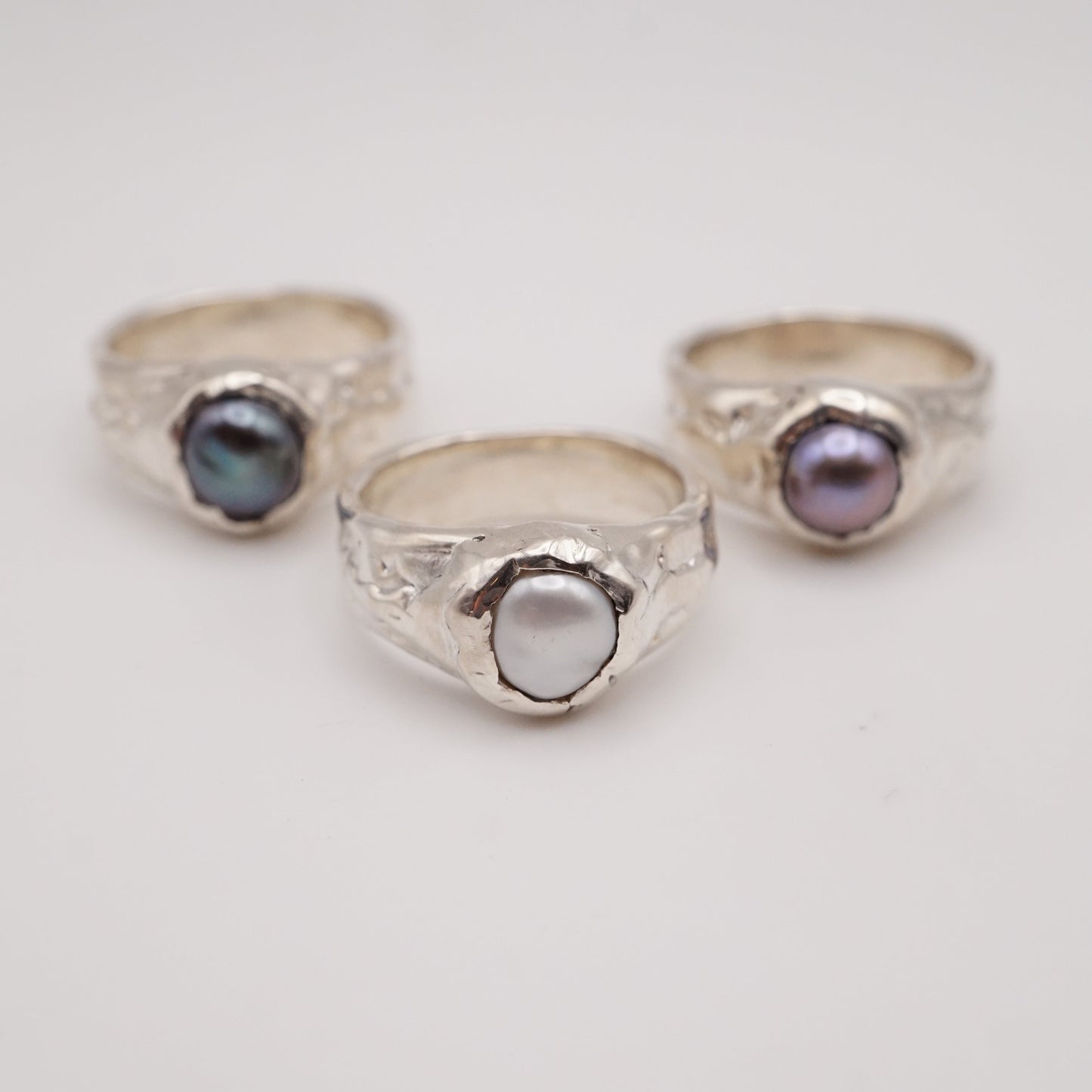 Bague ISLA - Perle keshi et argent sterling