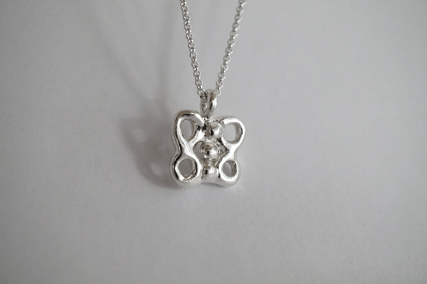 sterling silver papillon PEPI necklace collier