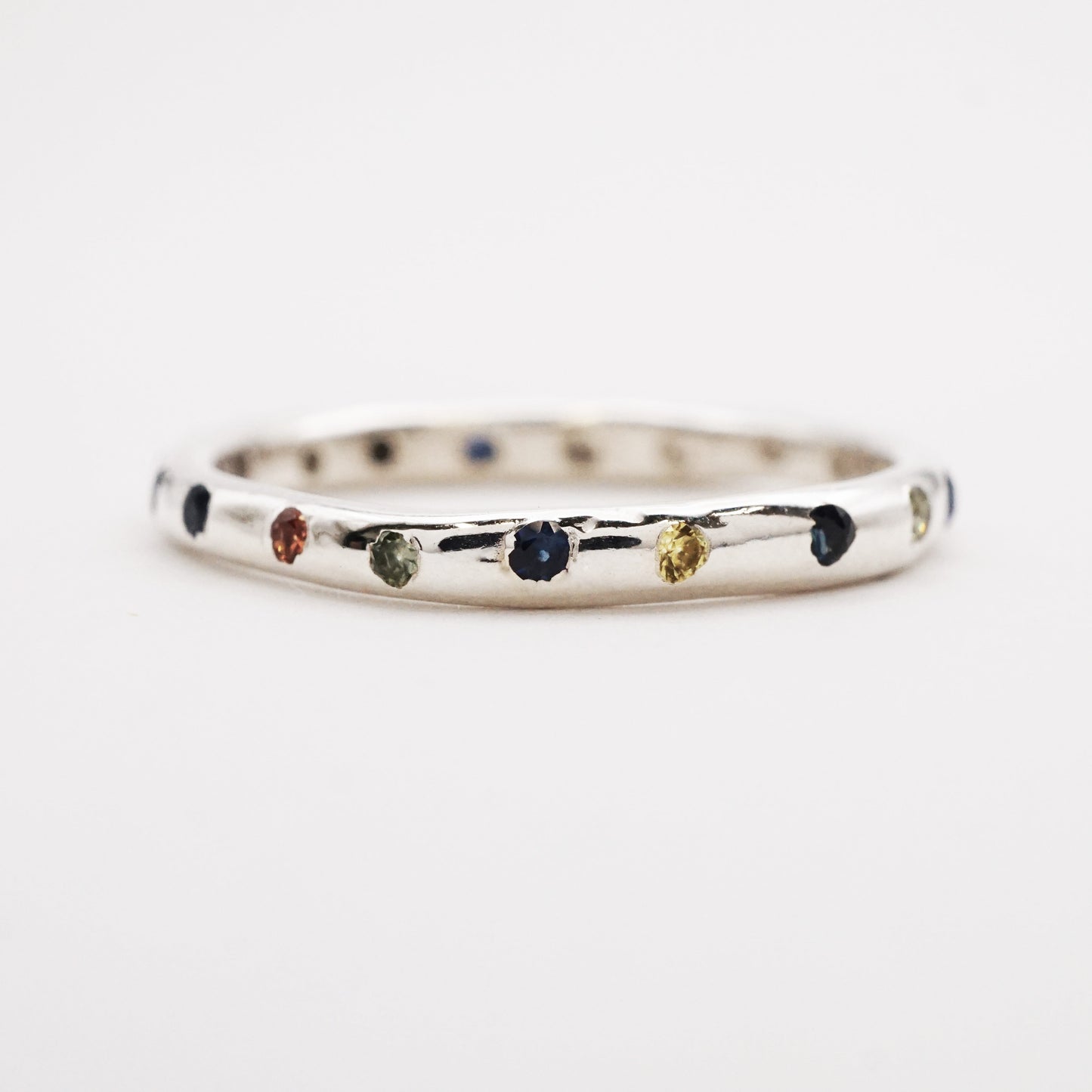 Bague EMA - saphirs et argent