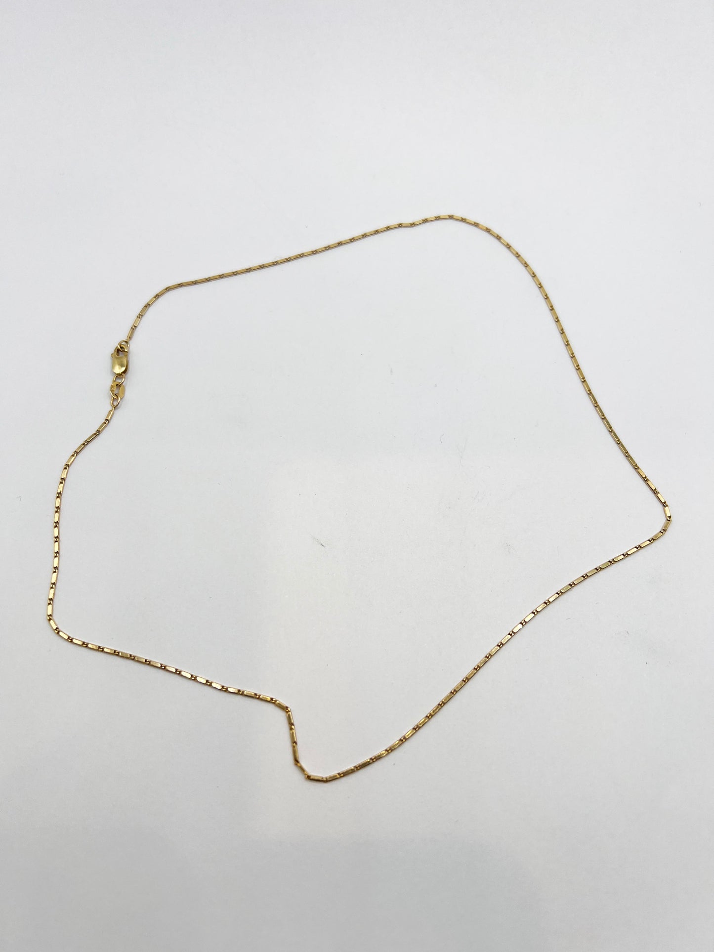 COM005 collier chaîne en or 10ct