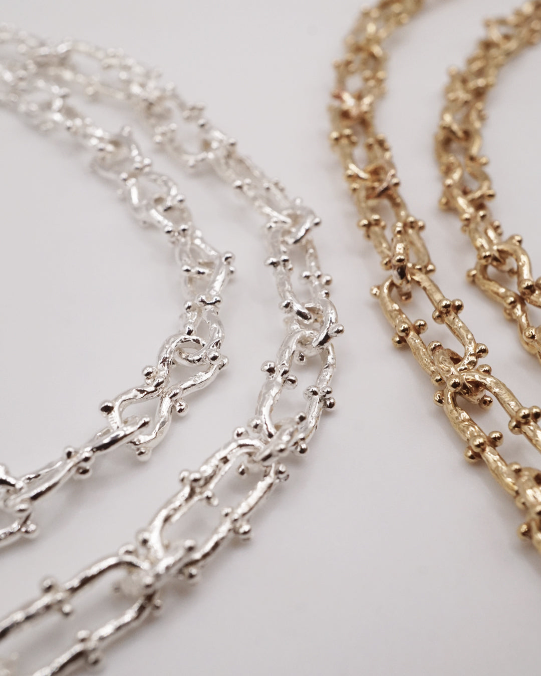 Collier en mailles WALLIS - argent