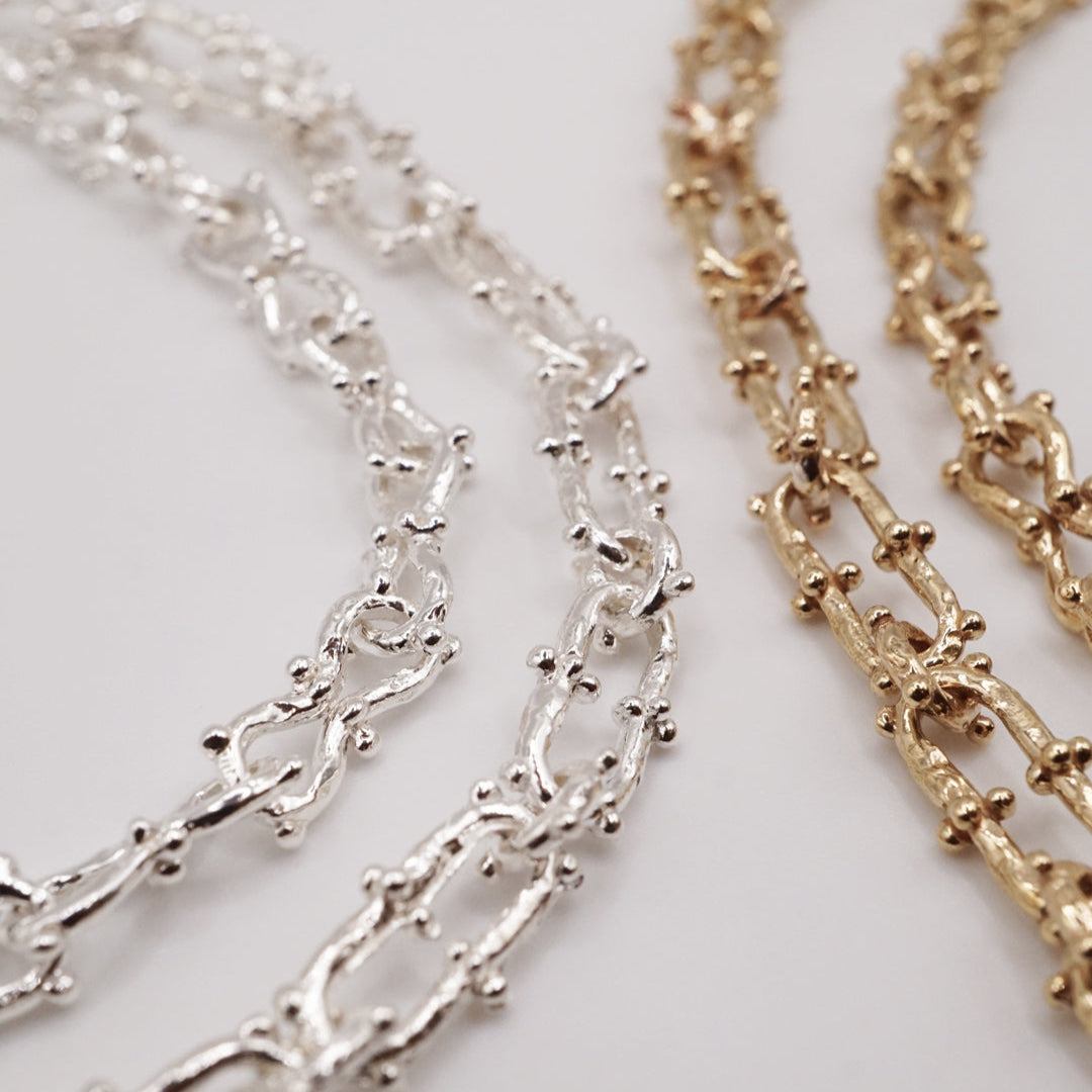 Collier en mailles WALLIS - argent