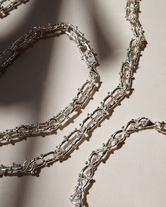Collier en mailles WALLIS - argent