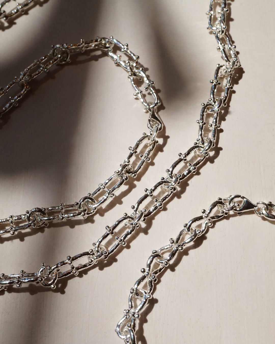 Bracelet en mailles WALLIS - argent ou plaqué or 14k