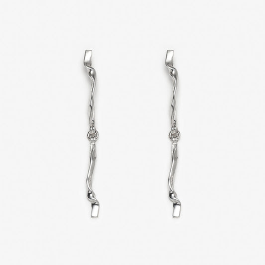 Boucles d'oreilles NORA - argent