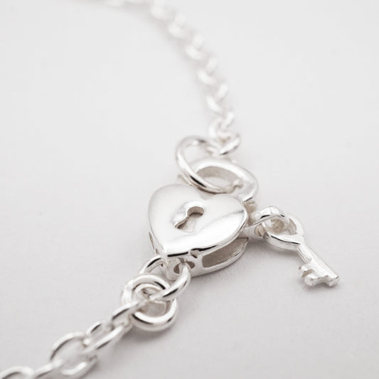 Bracelet CADENAS-CŒUR - argent