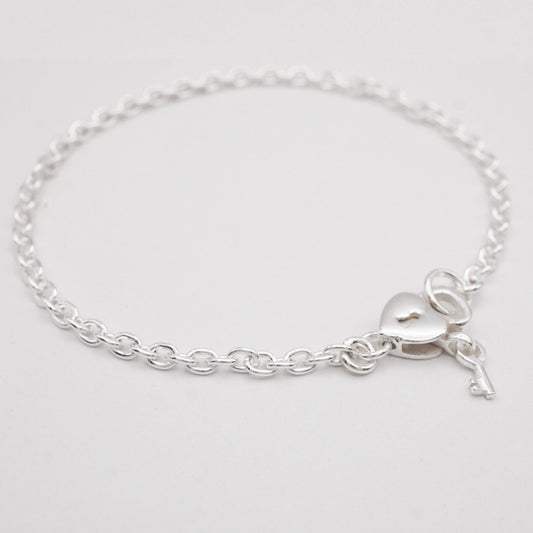 Bracelet CADENAS-CŒUR - argent