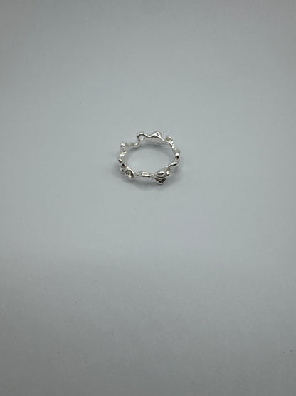 sterling silver OOAK silver rings MOVE