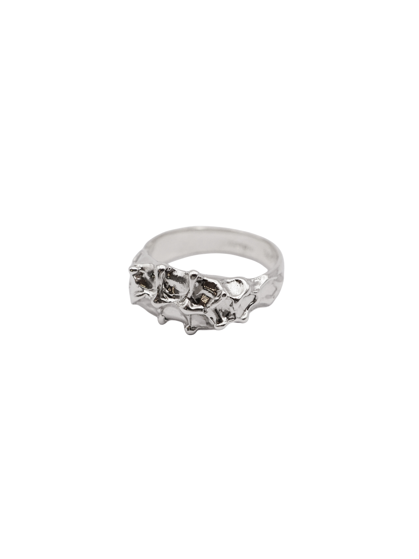 sterling silver OOAK CROQUÉE ring