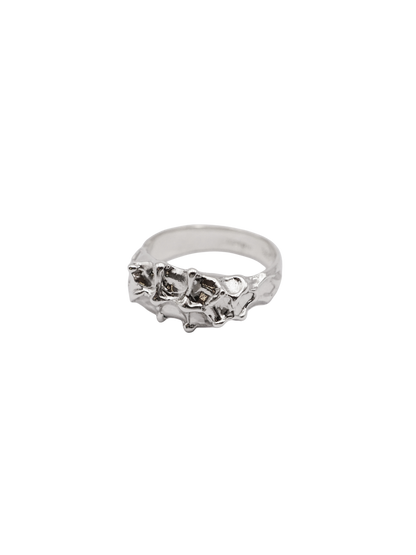 sterling silver OOAK CROQUÉE ring