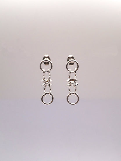 sterling silver MICROC earring
