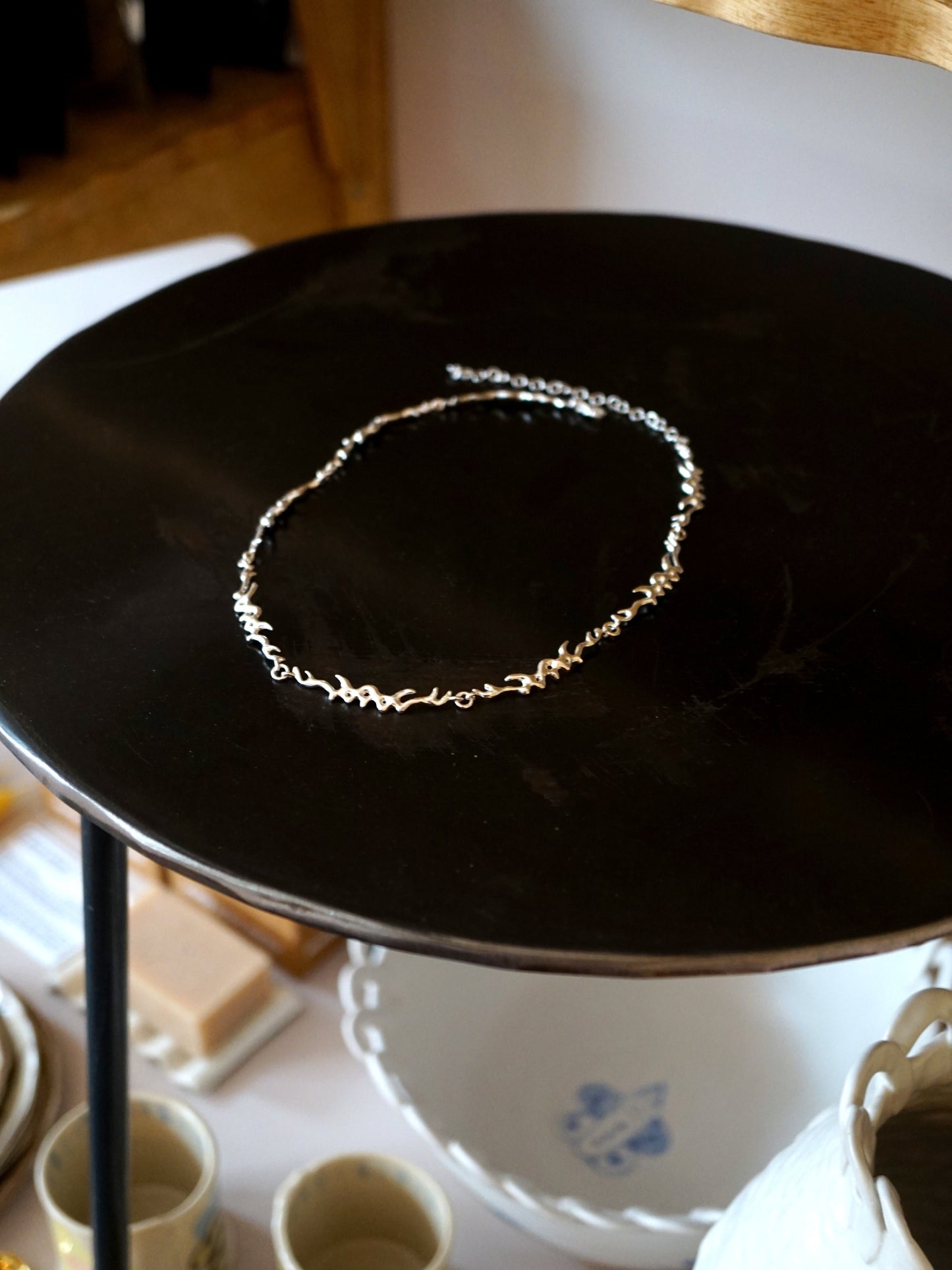 sterling silver TRAMPSTAMP choker necklace