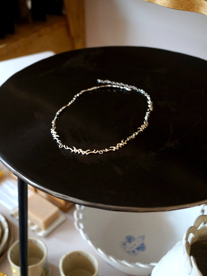 sterling silver TRAMPSTAMP choker necklace