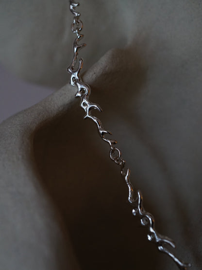 sterling silver TRAMPSTAMP choker necklace