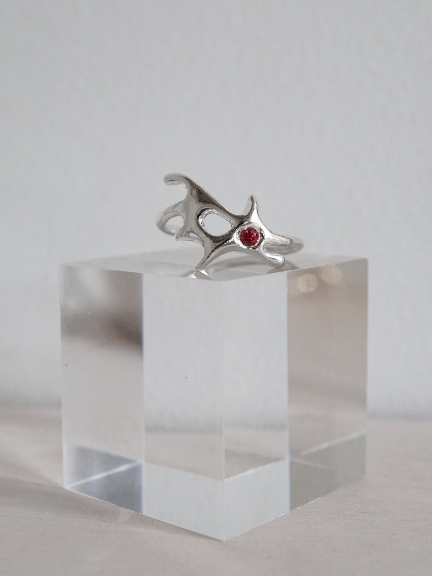 sterling silver BREAKUP ring