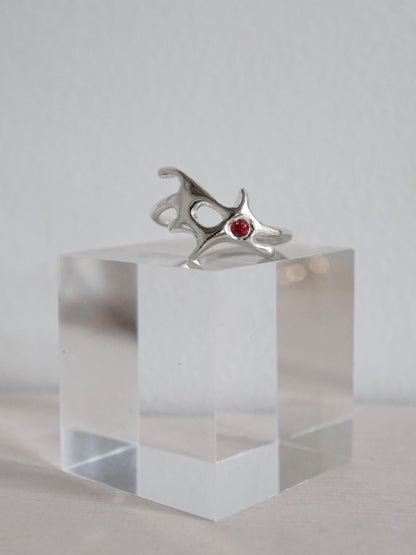 sterling silver BREAKUP ring