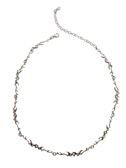 sterling silver TRAMPSTAMP choker necklace