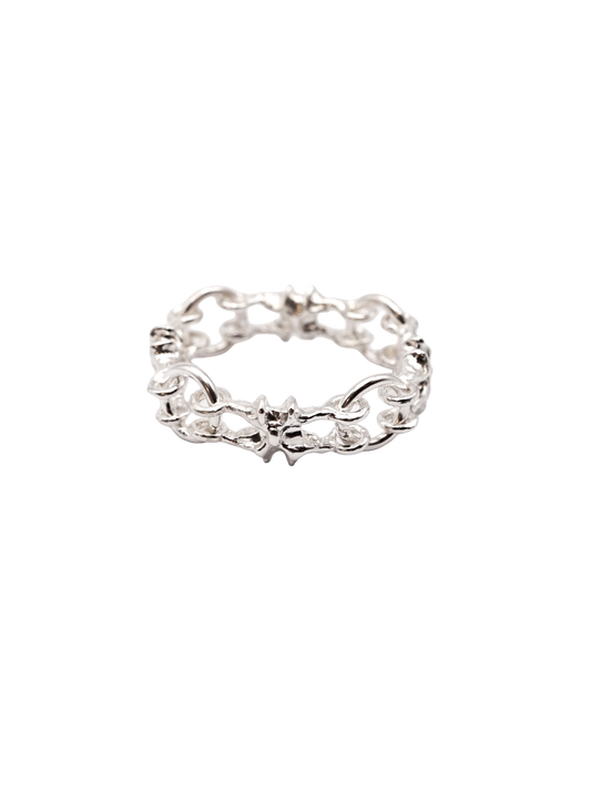 sterling silver MICROC ring