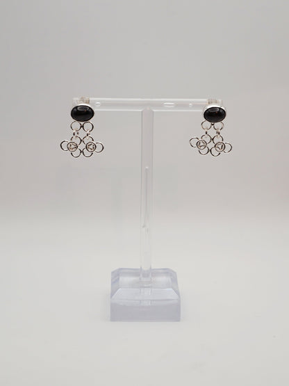 sterling silver TRAME III with star sapphires