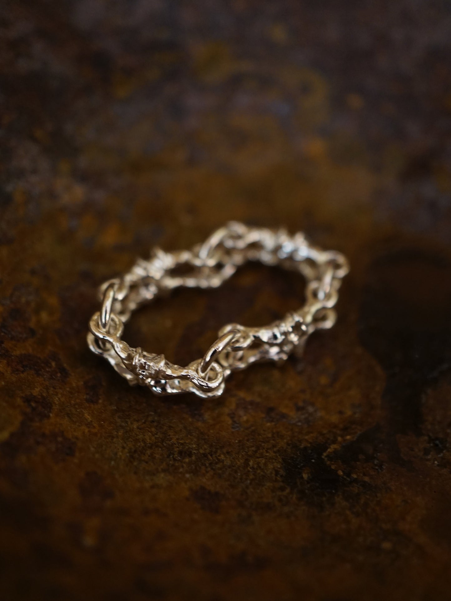 sterling silver MICROC ring