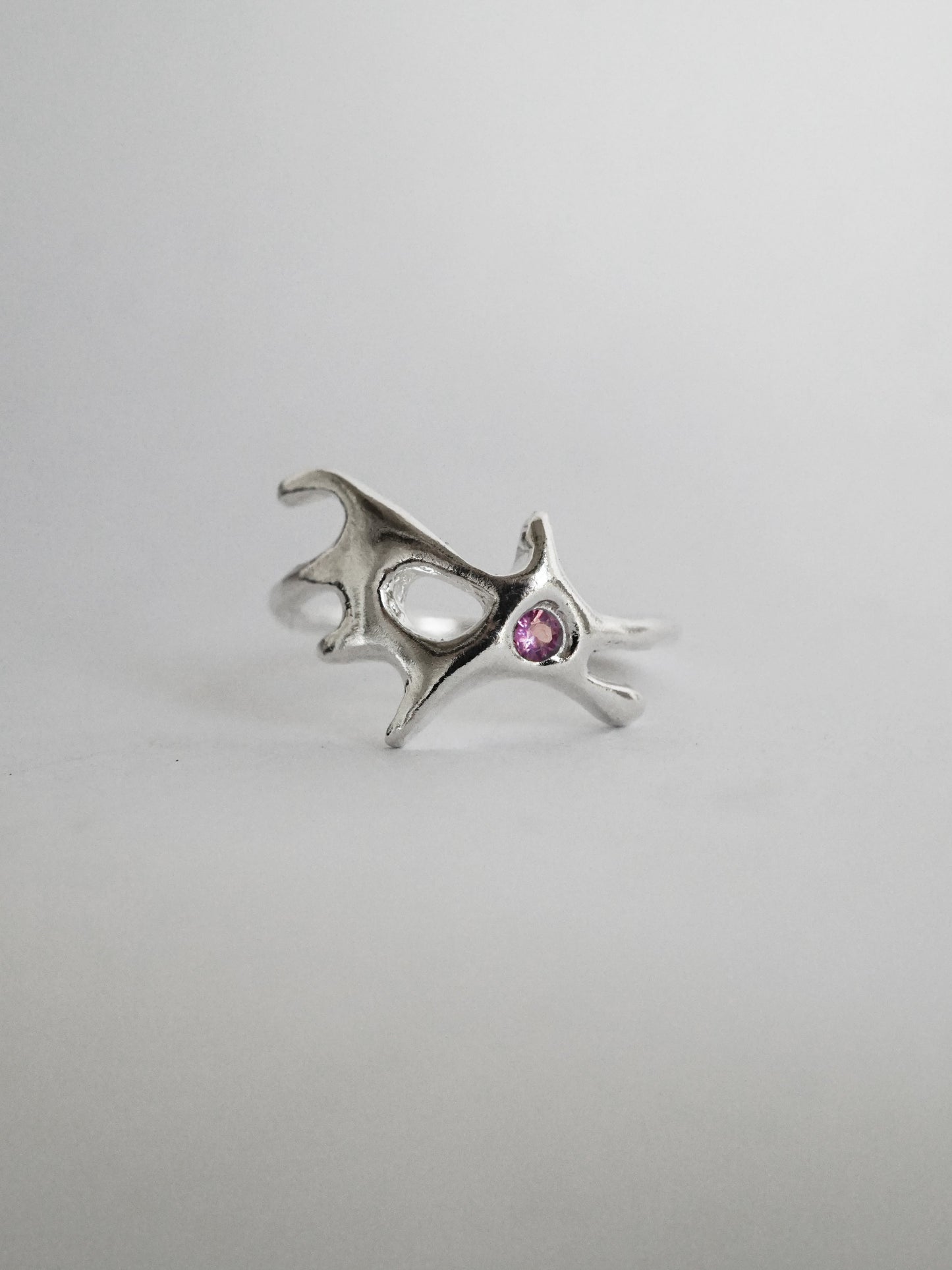 sterling silver BREAKUP ring