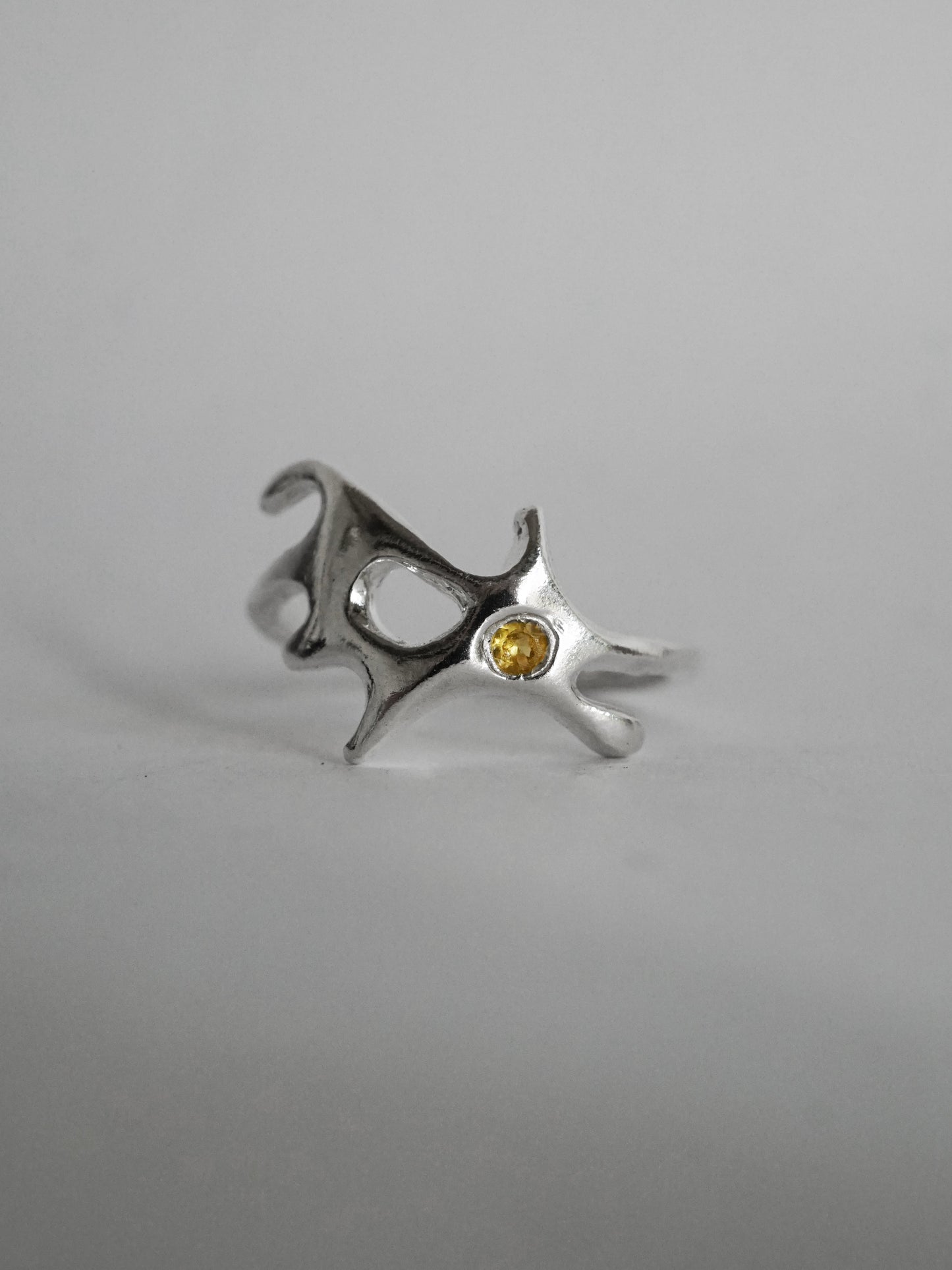 sterling silver BREAKUP ring