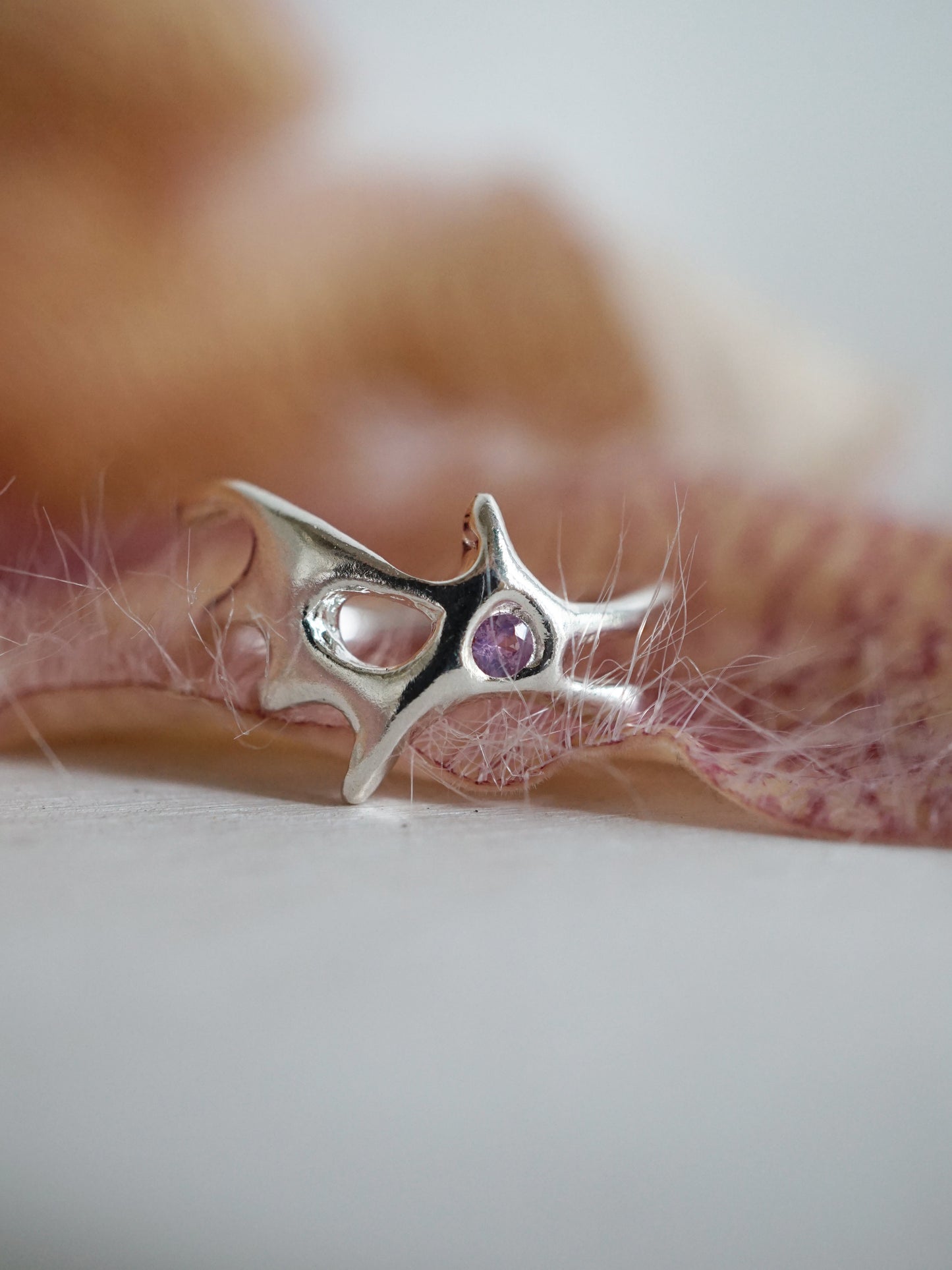 sterling silver BREAKUP ring