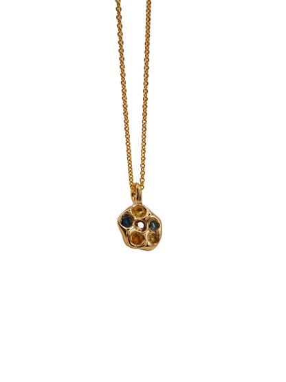10kt gold OOAK AMAS pendant necklace