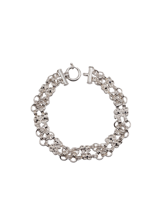 ARMURE sterling silver and dark blue sapphires bracelet