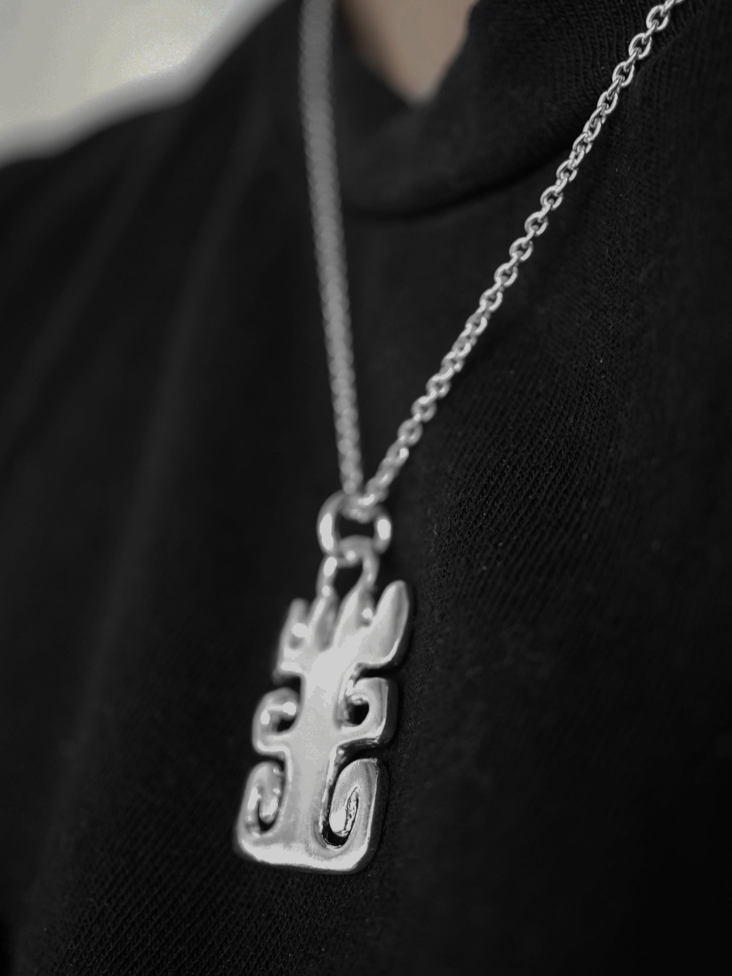 sterling silver BLOOM pendant- ZEPHYR collab