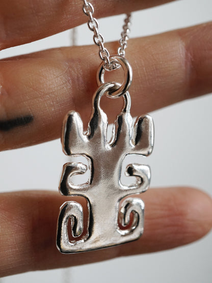 sterling silver BLOOM pendant- ZEPHYR collab