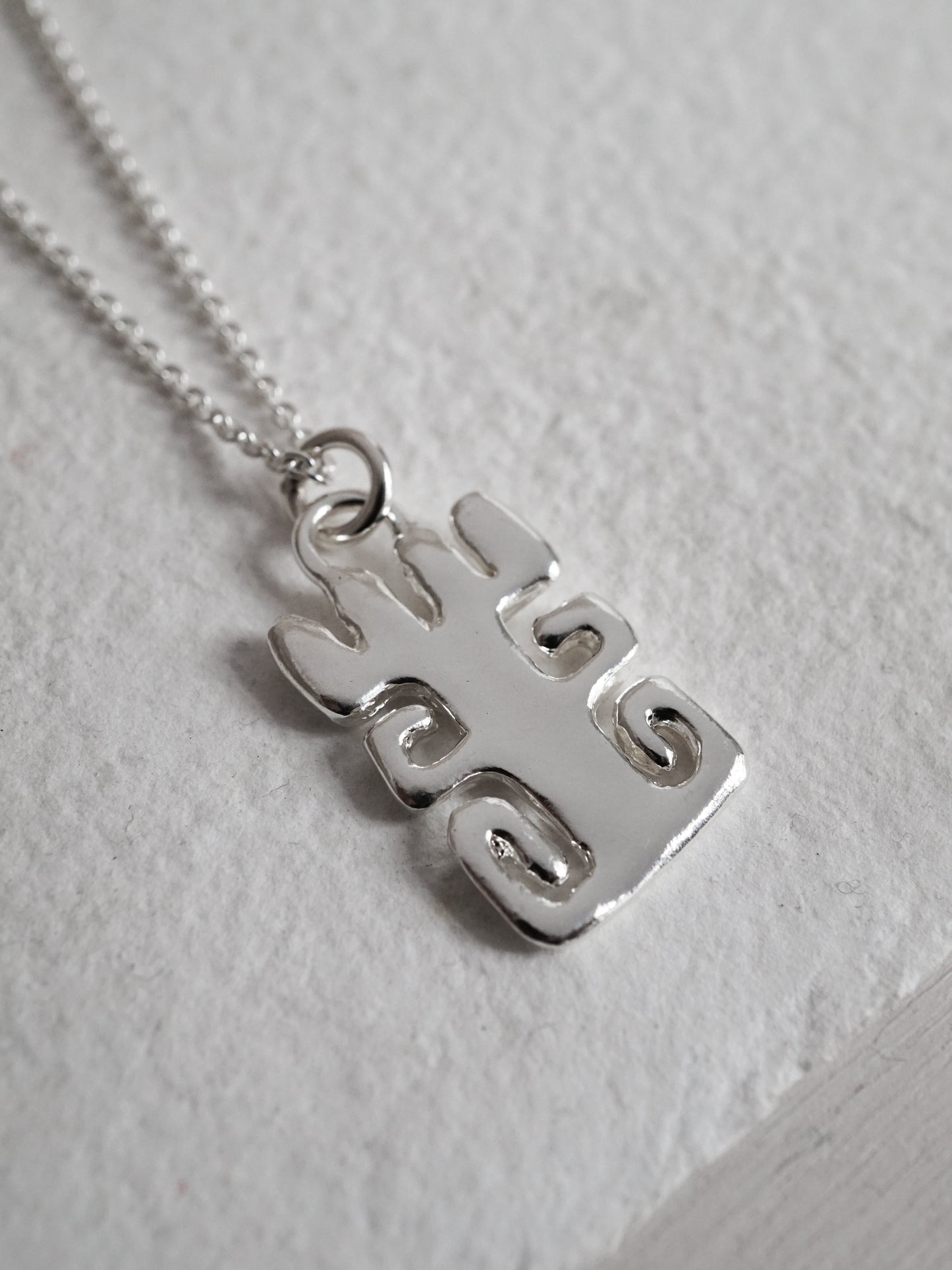 sterling silver BLOOM pendant- ZEPHYR collab