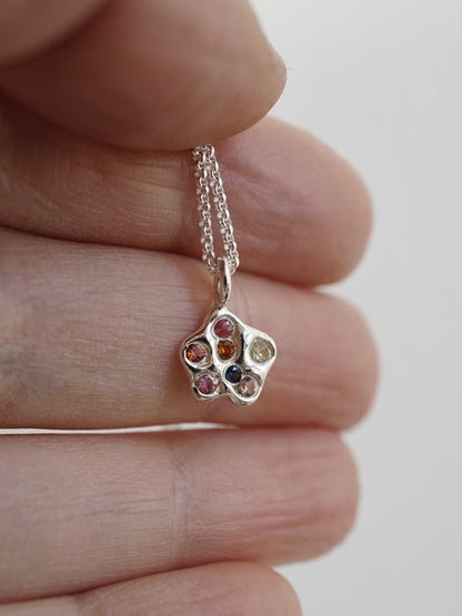 sterling silver OOAK AMAS pendant necklace