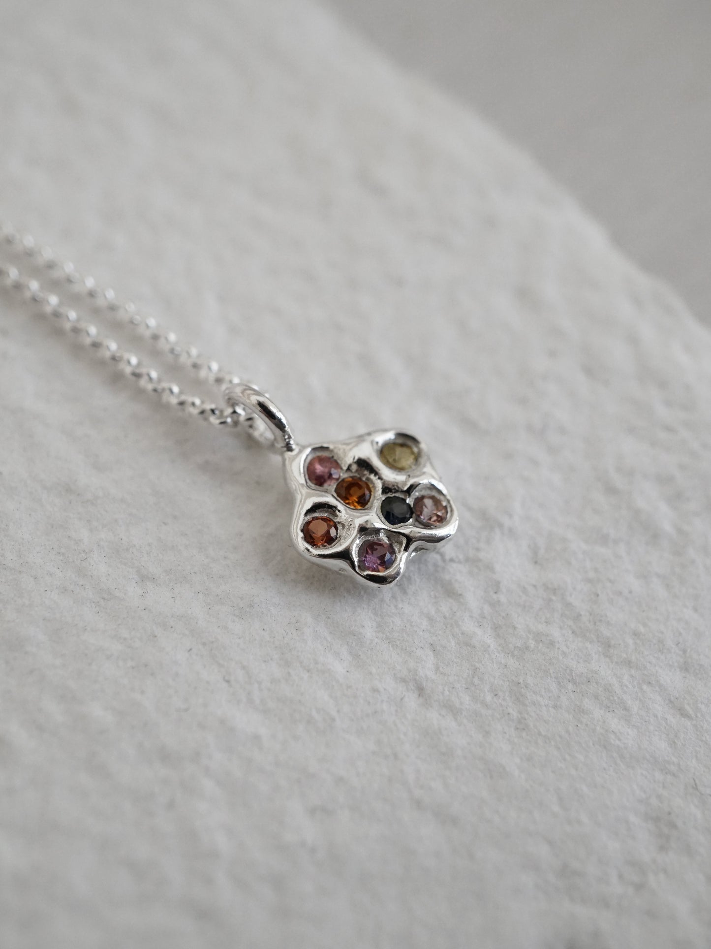 sterling silver OOAK AMAS pendant necklace