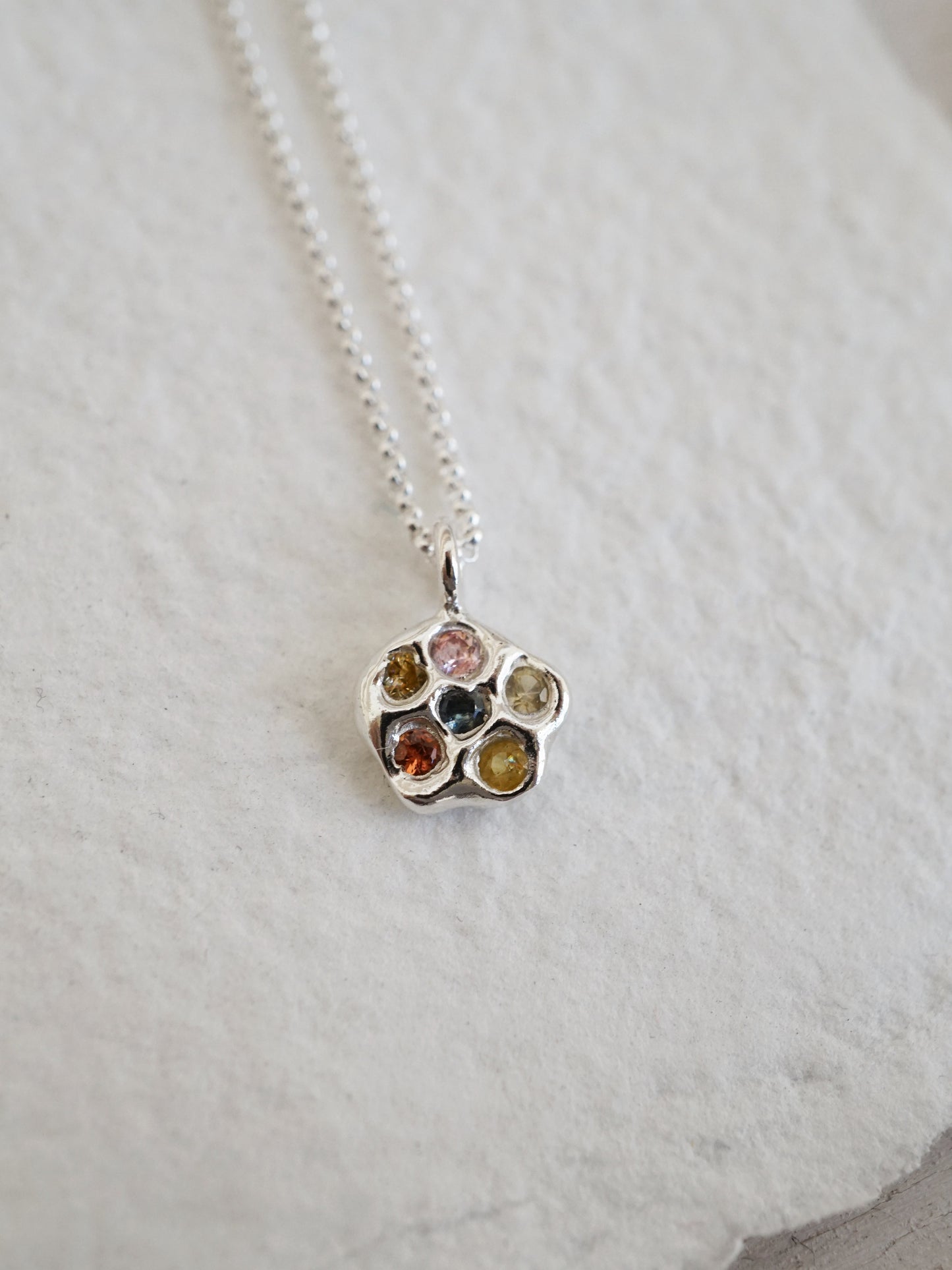 sterling silver OOAK AMAS pendant necklace