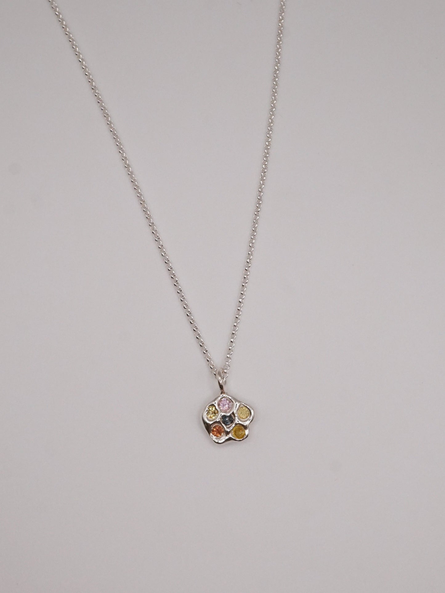 sterling silver OOAK AMAS pendant necklace