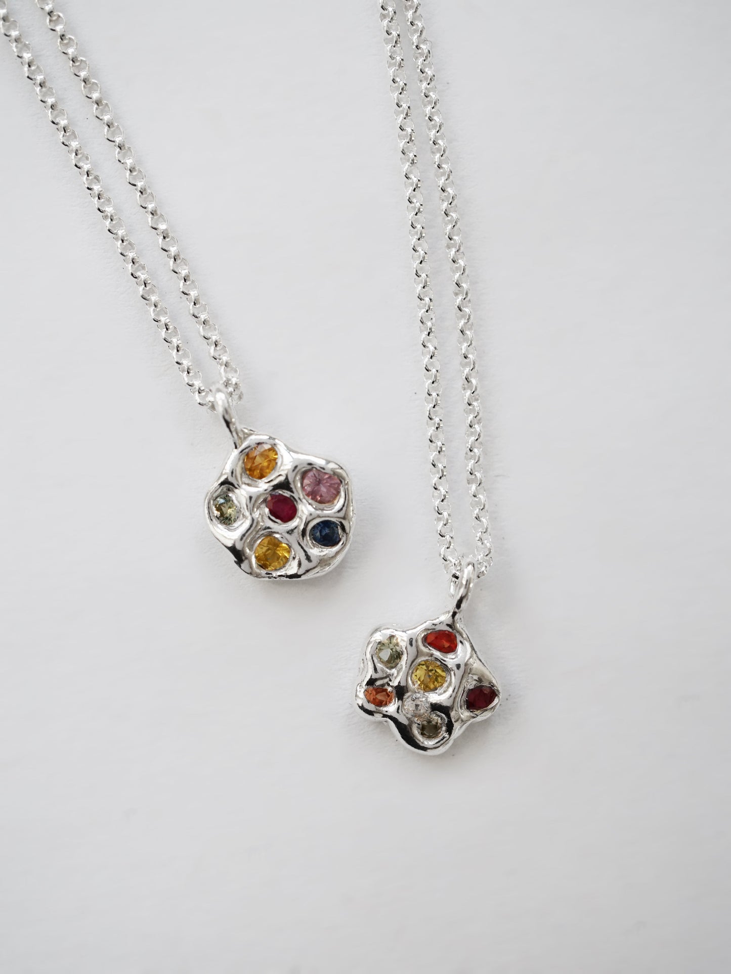 sterling silver OOAK AMAS pendant necklace