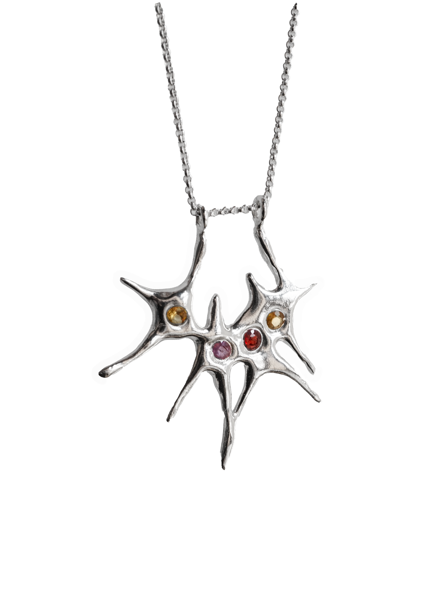 SISTERS necklace with sapphires