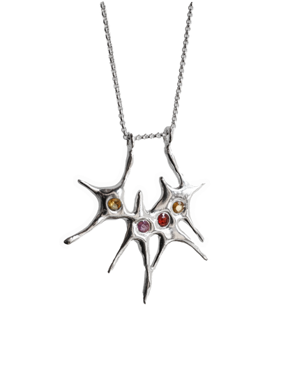 SISTERS necklace with sapphires