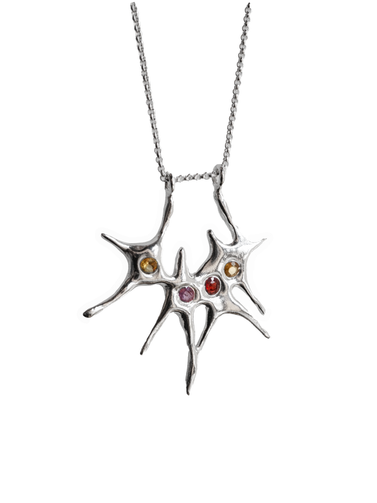 SISTERS necklace with sapphires