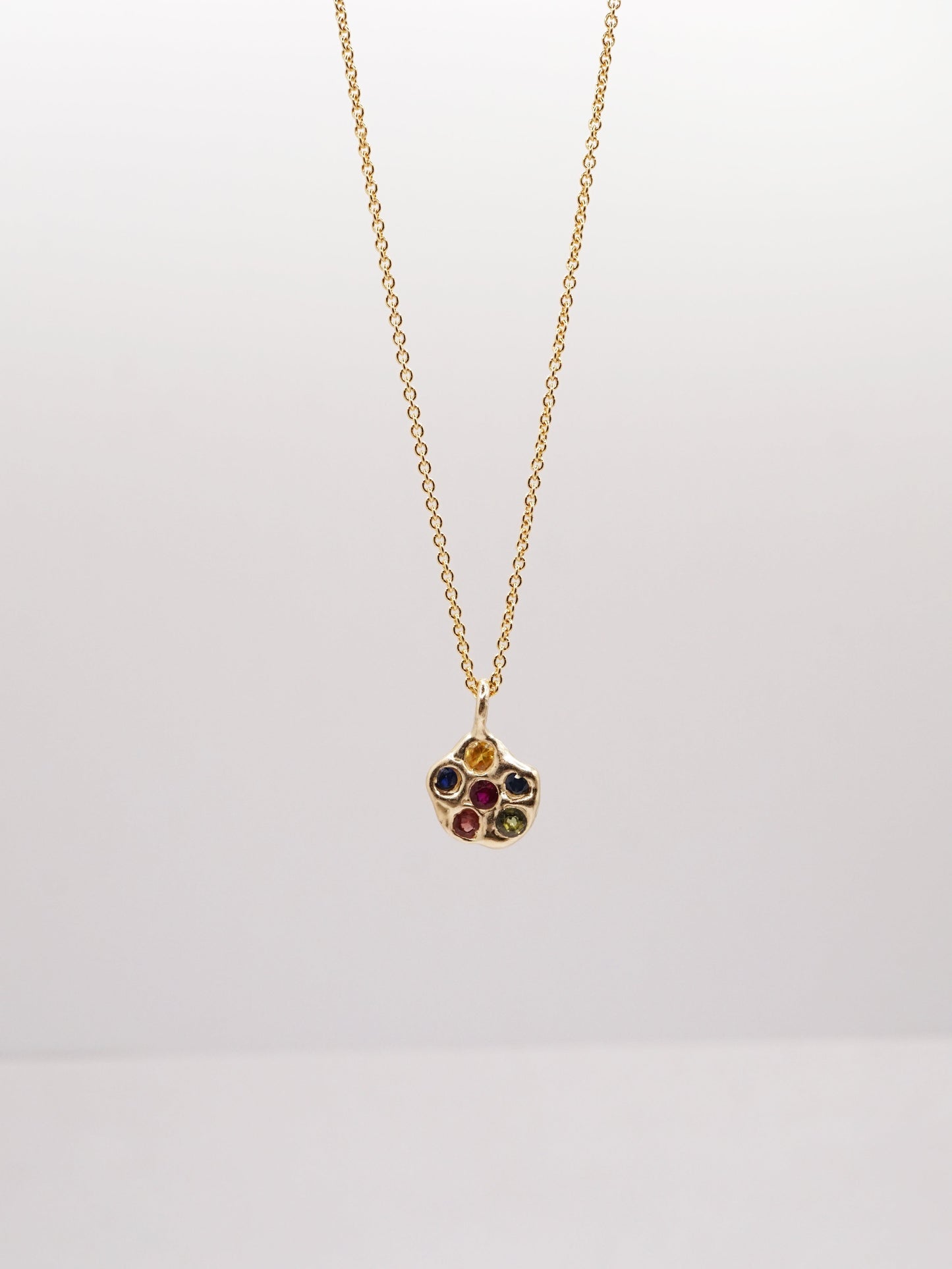 10kt gold OOAK AMAS pendant necklace