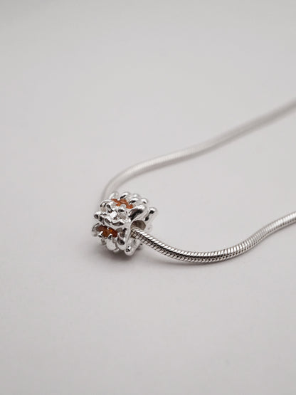 sterling silver MOULIN necklace with sapphires