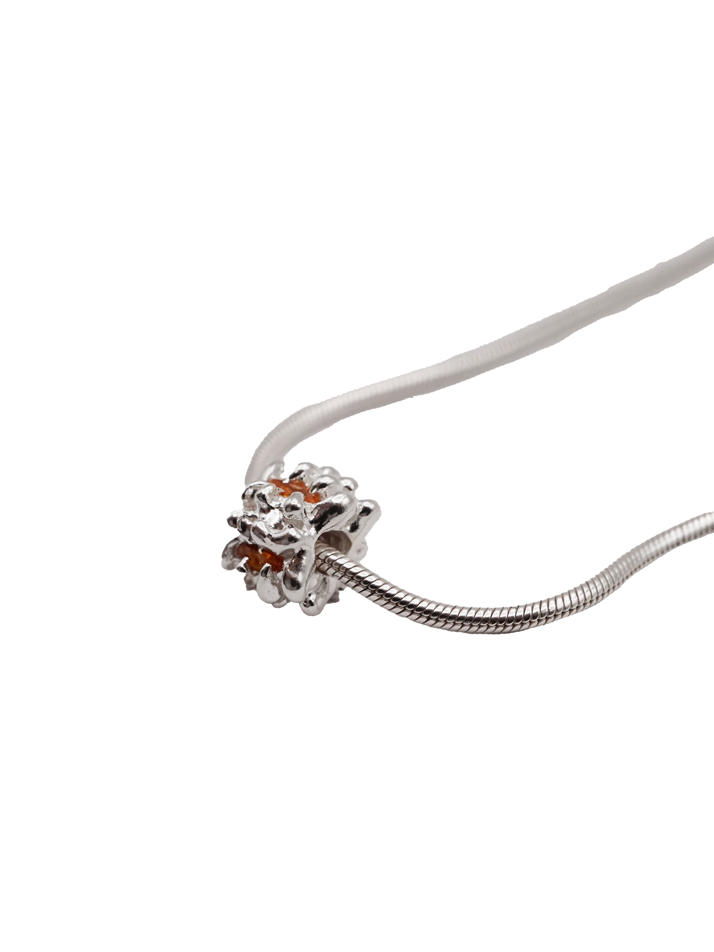 sterling silver MOULIN necklace with sapphires