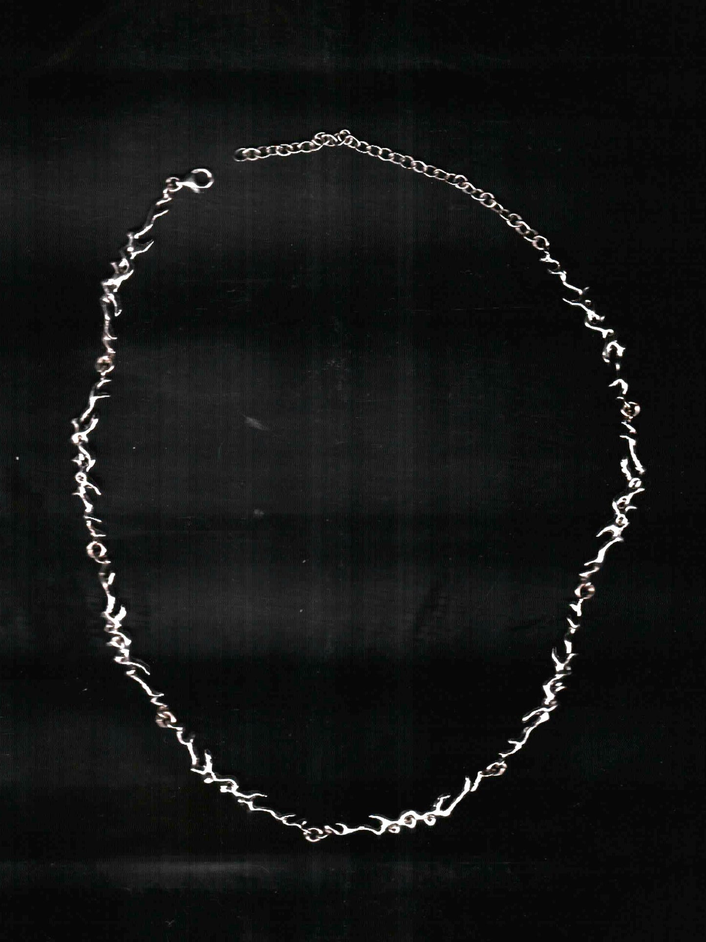 sterling silver TRAMPSTAMP choker necklace