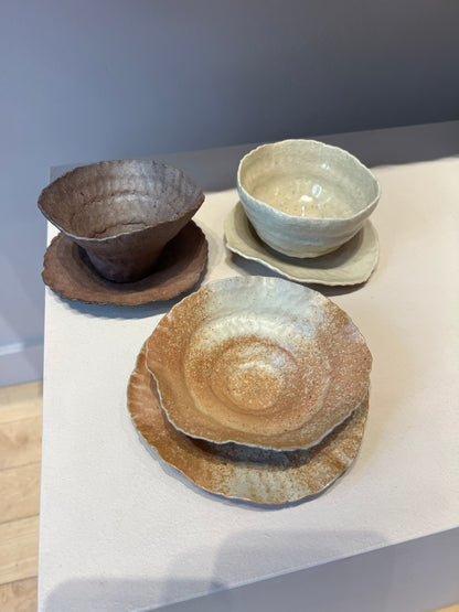 Ensemble assiette+soucoupe en céramique - NOÉMIE SYLVESTRE