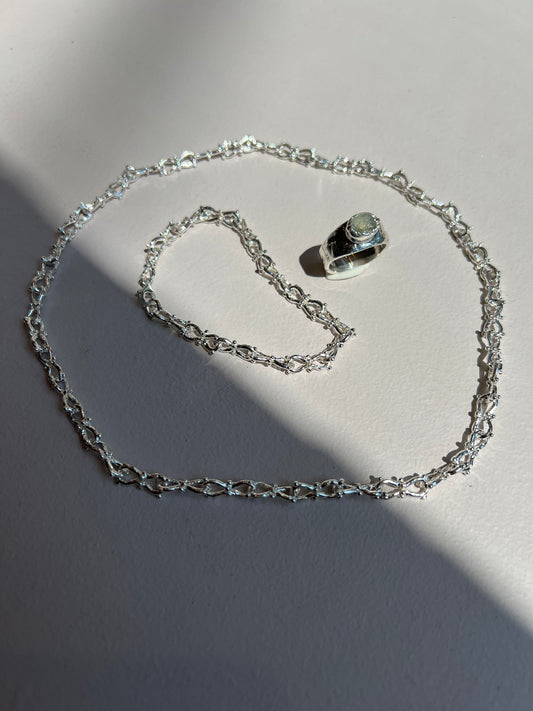 Collier en mailles WALLIS - argent